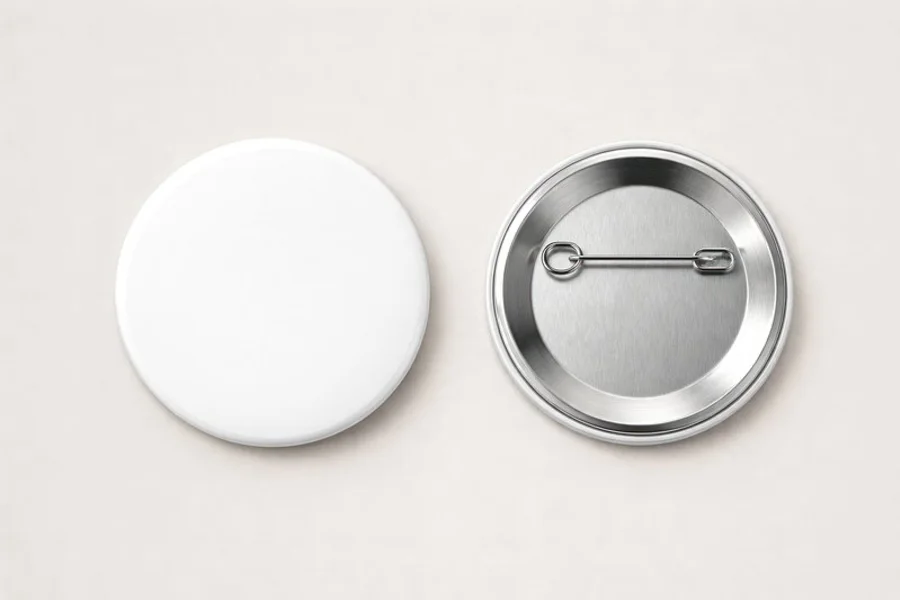 Custom button pins in multiple sizes