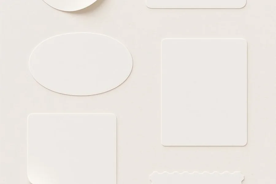 Custom stickers in assorted shapes